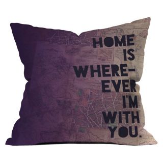 DENY Designs Leah Flores With You Outdoor Throw Pillow   Outdoor Pillows