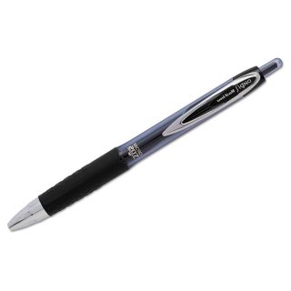 Uni Ball Gel 207 Black Textured Rollerball Pen (Pack of 12)   11529099