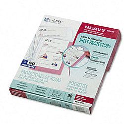 Sheet Protectors for 8.5x11 inch Inserts (Pack of 50)