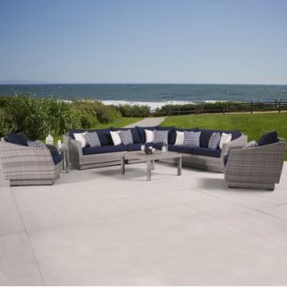 Cannes 9 Piece Deep Seating Group with Cushion by RST Brands Outdoor