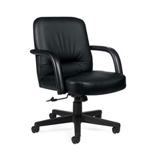 Global Total Office Low Back Leather Executive Office Chair