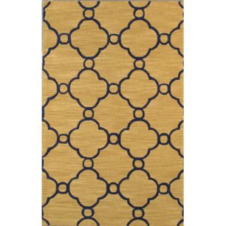 Venice Hand Tufted Transitional Gold Area Rug