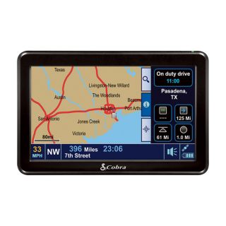 Cobra Professional Driver Navigation System with 7in. Color Touchscreen — Model# 7600PRO