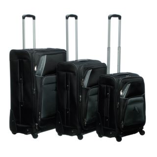 Tommy Bahama Course 3 piece Expandable Spinner Luggage Set