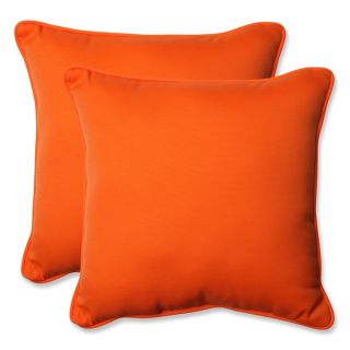 Blazing Needles Indoor/Outdoor Spun Polyester Throw Pillows (Set of 3)