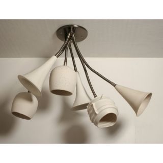 Claylight Bouquet Semi Flush Mount by Lightexture