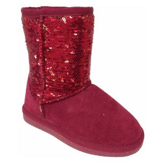 Dije California Kids Sequin Boots   Red