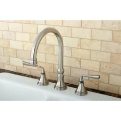 Satin Nickel 3 hole Kitchen Faucet  ™ Shopping   Great