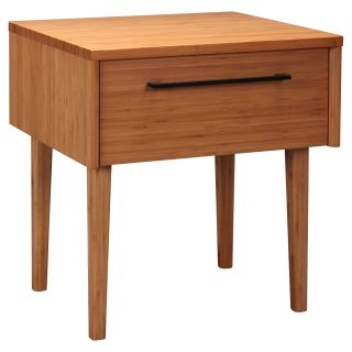 Greenington Sienna 1 Drawer Nightstand   Caramelized