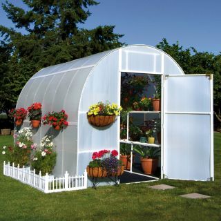 Solexx Gardeners Oasis 8 x 24 Foot Greenhouse