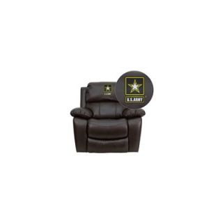 Flash Furniture Personalize Rocker Leather Recliner
