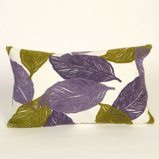 Liore Manne Mystic Leaf Purple Rectangle Pillow Set   Decorative Pillows