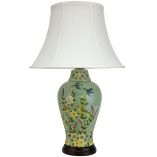 Sterling Industries Birds on Branch 18.5 H Table Lamp with Bell Shade