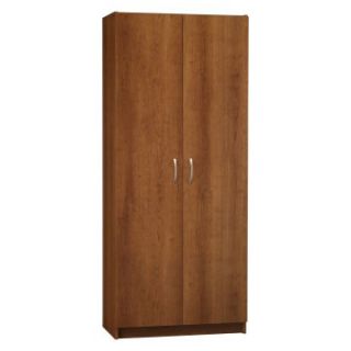 Ameriwood 72 in. Contemporary Double Door Pantry Cabinet in Cherry