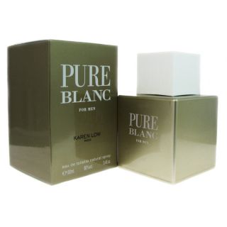 Karen Low Pure Blanc Mens 3.4 ounce Eau de Toilette Spray   14916284