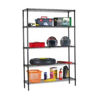 Home Basics Wire Five Shelf Shelving Unit