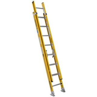Werner 16 ft. Fiberglass Round Rung Extension Ladder with 375 lb. Load Capacity Type IAA Duty Rating 7116 2