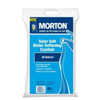 Morton Salt 40 lb. White Crystal Water Softener Salt 3983