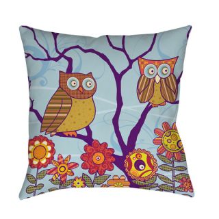 Thumbprintz Hootie Hoo Owl Indoor/ Outdoor Throw Pillow