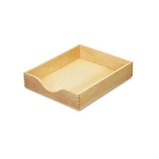Hardwood Letter Stackable Desk Tray CVR07211