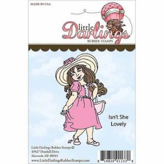 Little Darlings Unmounted Rubber Stamp