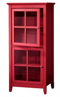Kylie Red Storage Cabinet  ™ Shopping