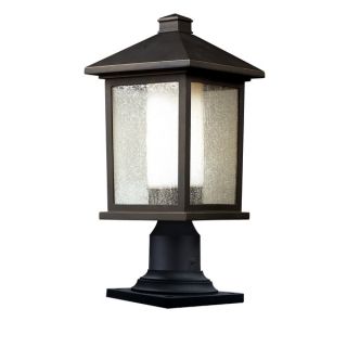 Lite Two tone Glass Outdoor Post Light
