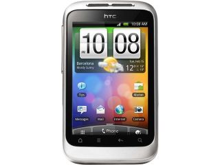 HTC Wildfire S 512 MB White/Silver Unlocked GSM Touchscreen Android Phone 3.2" 512MB RAM