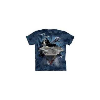 Mountain Corp. 1082637 3D Effect T Shirt   AIRCRAFT CARRIER 5X LARGE