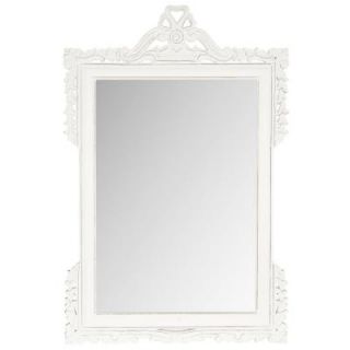 Safavieh Pedimint 47 in. x 31 in. Solid Wood Framed Mirror MIR5004D
