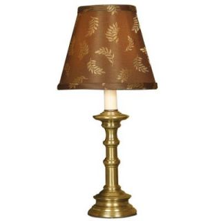 Mario Industries 14.75 in. Antique Gold Accent Lamp with Shade 10M906