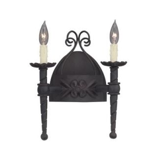 Designers Fountain Florence 2 Light Natural Iron Wall Sconce HC0360