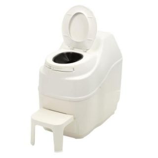 Sun Mar Excel Electric Waterless High Capacity Self Contained Composting Toilet in White EXCEL (white)