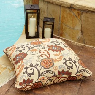 Mozaic Company 28 in. Square Sunbrella Corded Indoor/Outdoor Pillow   Floor Cushions