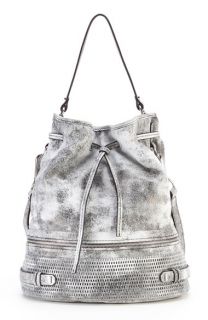 She + Lo Silver Lining Drawstring Shoulder Bag