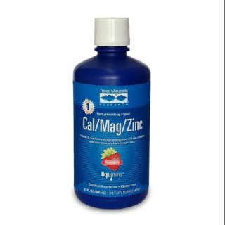 Liquid Cal/Mag/Zinc   Strawberry Trace Minerals 32 oz Liquid