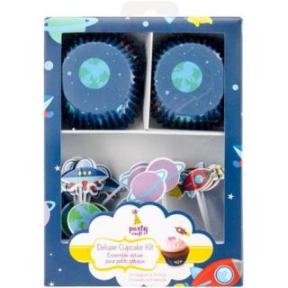 Party Craft Deluxe Cupcake Box Set Makes 24 Outer Space