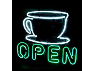 HOZER Professional Open Design Decorate Neon Light Sign Store Display Beer Bar Sign Real Neon Signboard for Restaurant Convenience Store Bar Billiards Shops