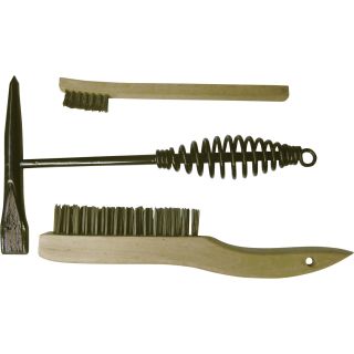 Chipping Hammer/Brush Combo Set — 3-Piece Set  Welding Hand Tools   Gauges