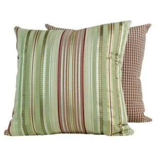 Clark Stripe Spring Throw Pillows (Set of 2)