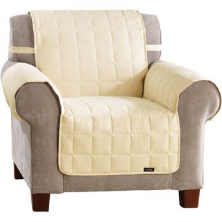 Sure Fit Quilted Soft Suede Waterproof Chair Throw