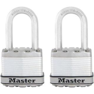 Master Lock Magnum 1 3/4 in. Laminated Steel Padlock with 1 1/2 in. Shackle (2 Pack) M1XTLFCCSEN