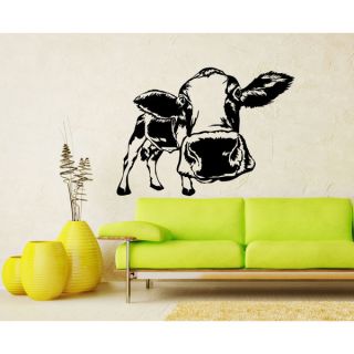 Cow Vinyl Wall Art   Shopping Wall Decals