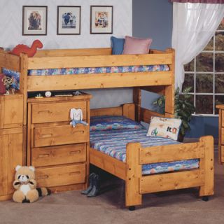 Chelsea Home Twin Over Twin L Shaped Bunk Bed