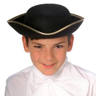 Black Durashape Tricorn Hat for Kids