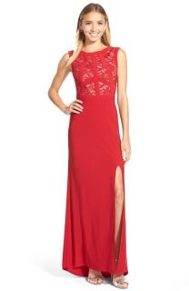 Morgan & Co. Lace Bodice Gown