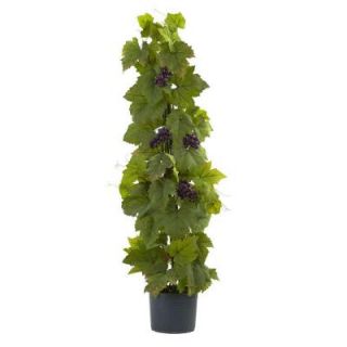 Nearly Natural 40 in. Grape Leaf Deluxe Climbing Plant 6822