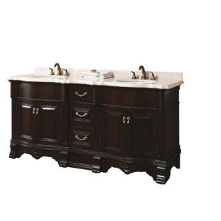 James Martin Furniture Classico 72 Double Bathroom Vanity Set