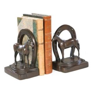 Horse N Horseshoe Bookends