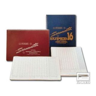 Peterson's Baseball Super Scoremaster 16 Scorebook   Set of 12